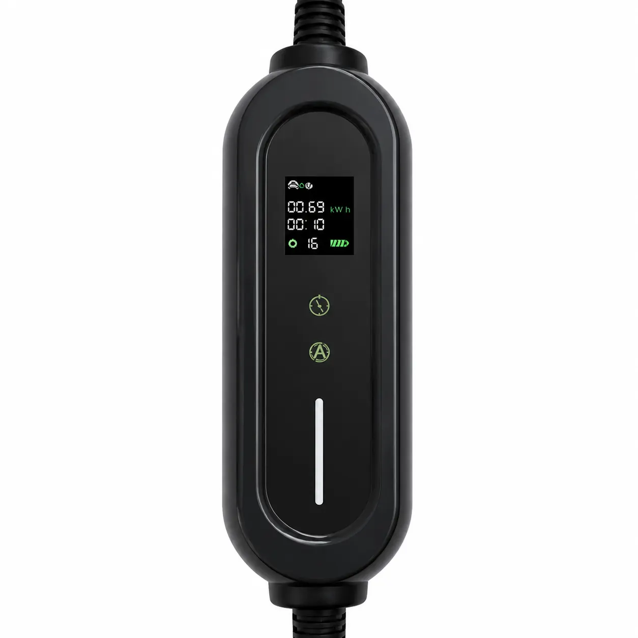 Type 2 3.5 KW 5.5 M Portable EV Charging Cable With UK Plug detail view